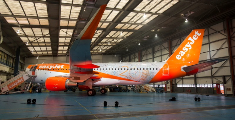 EASYJET CELEBRATE THE BIRTHDAY 
AT THEIR HEADQUATERS IN LUTON TODAY.