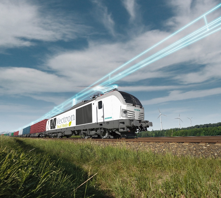 Siemens Mobility präsentiert neue Lokomotive Vectron Dual Mode / Siemens Mobility presents new Vectron Dual Mode locomotive