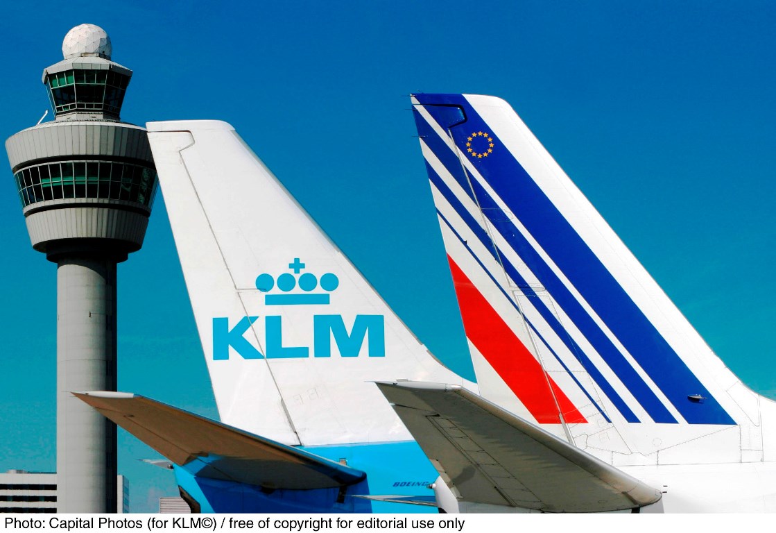 KLM and AIR FRANCE aircraft at Amsterdam Airport Schiphol.
© Capital Photos (for KLM) - Free of copyright for editorial use only / No syndication allowed (photo has been edited)