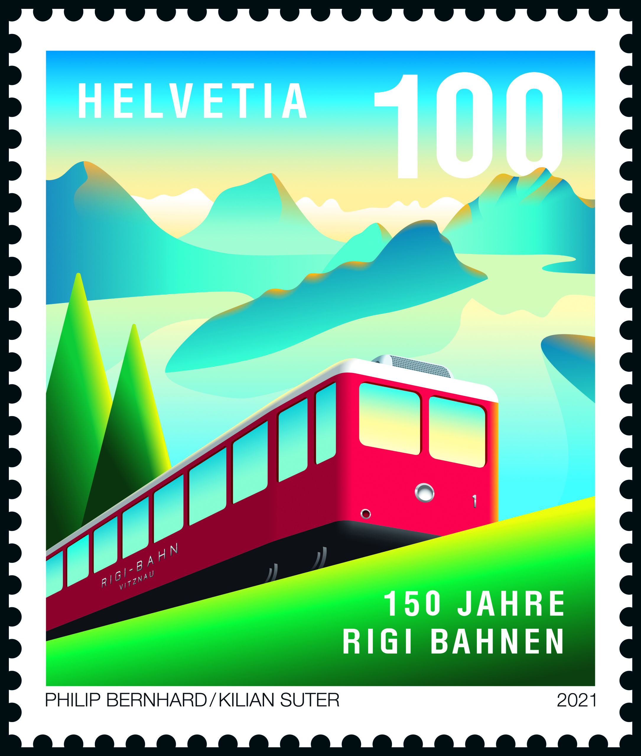 Rigi Railways stamp